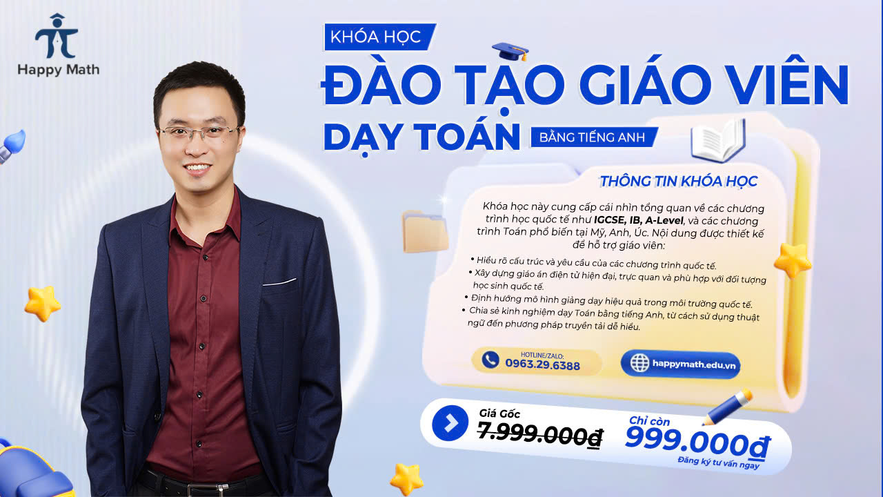 Đào Tạo Giáo Viên Dạy Toán Bằng Tiếng Anh